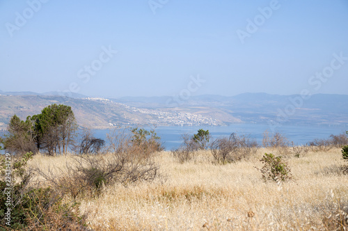 Sea of Galilee and the Golan Heights