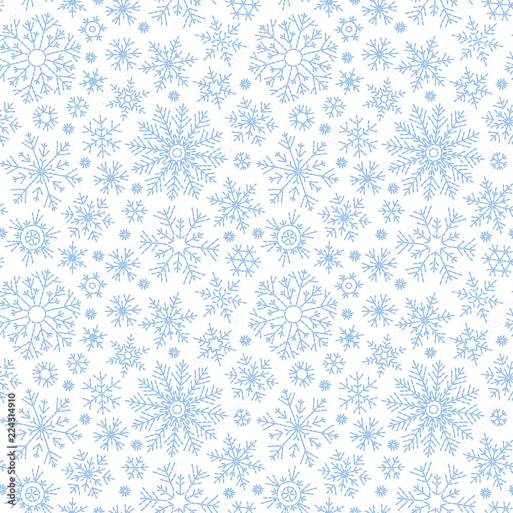 Christmas seamless doodle pattern Christmas seamless doodle pattern