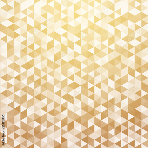 Abstract luxury striped geometric triangle pattern gold color background and texture.