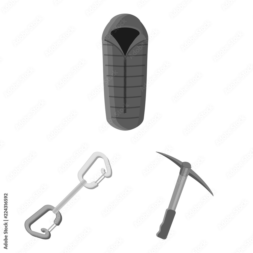 Vector design of mountaineering and peak logo. Collection of mountaineering and camp stock vector illustration. Vector design of mountaineering and peak logo. Collection of mountaineering and camp stock vector illustration.