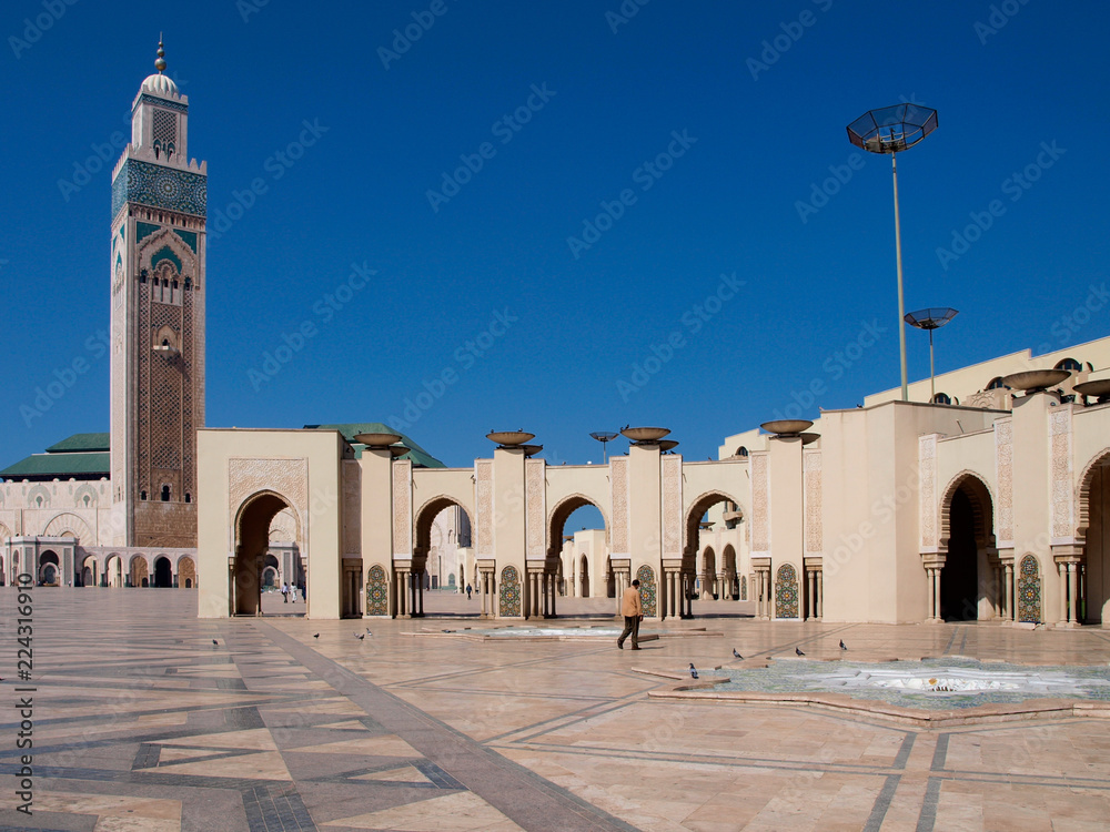 Mosque of Hassan II in Casablanca