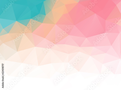 triangular abstract background pastel colored