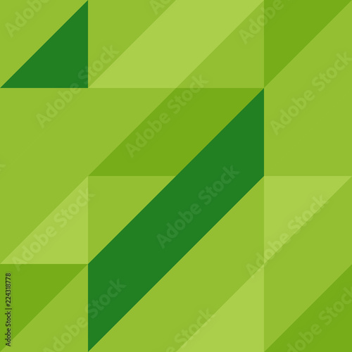 abstract green geometric seamless pattern