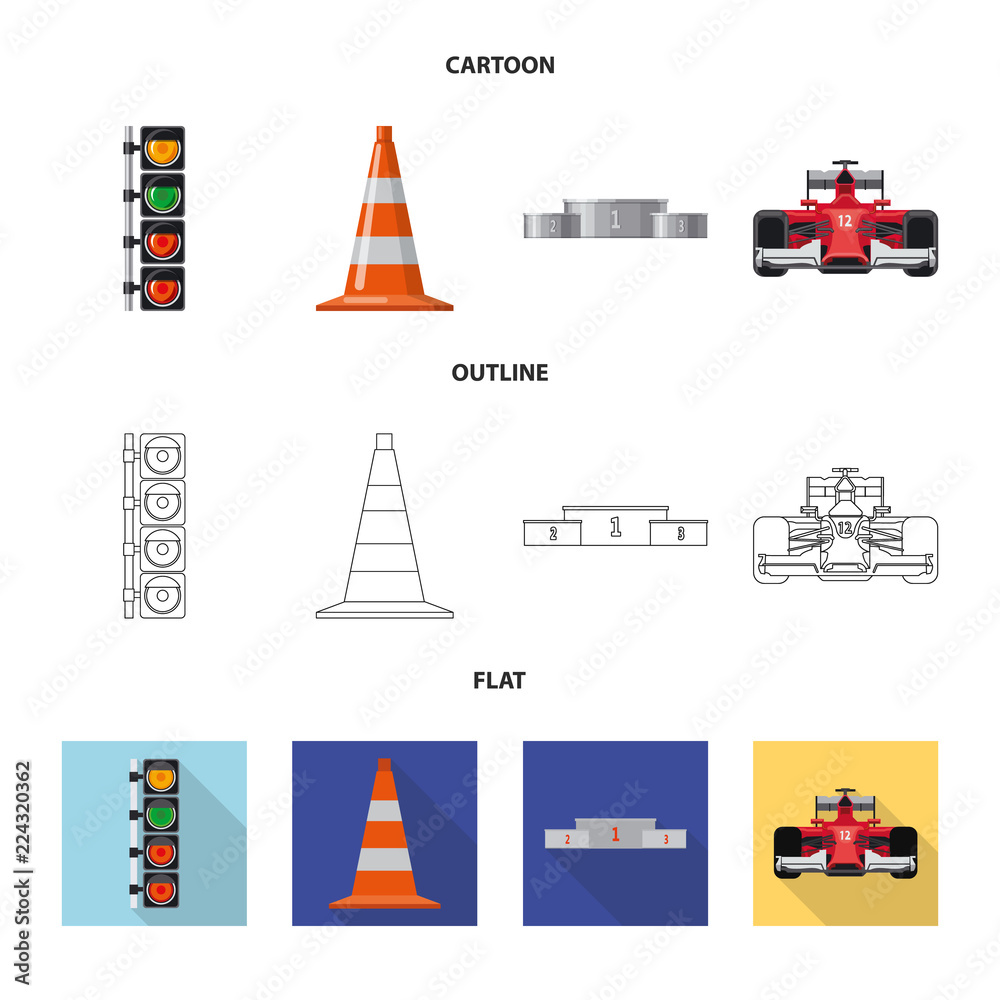 Vector design of car and rally sign. Collection of car and race stock vector illustration. Vector design of car and rally sign. Collection of car and race stock vector illustration.