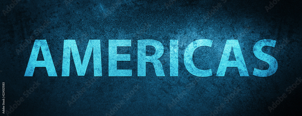 Obraz premium Americas special blue banner background