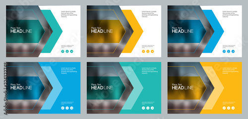 set abstract background template design for social media post and web banners concept , with use in presentation cover,brochure,book cover layout concept
