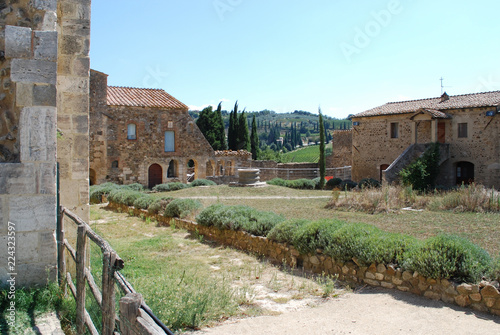 Принти на полотні Abbey of Sant'Antimo