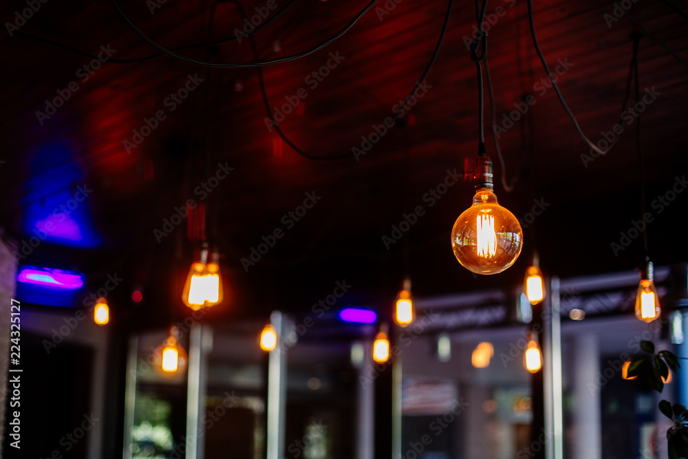 Obraz premium Incandescent light bulb.