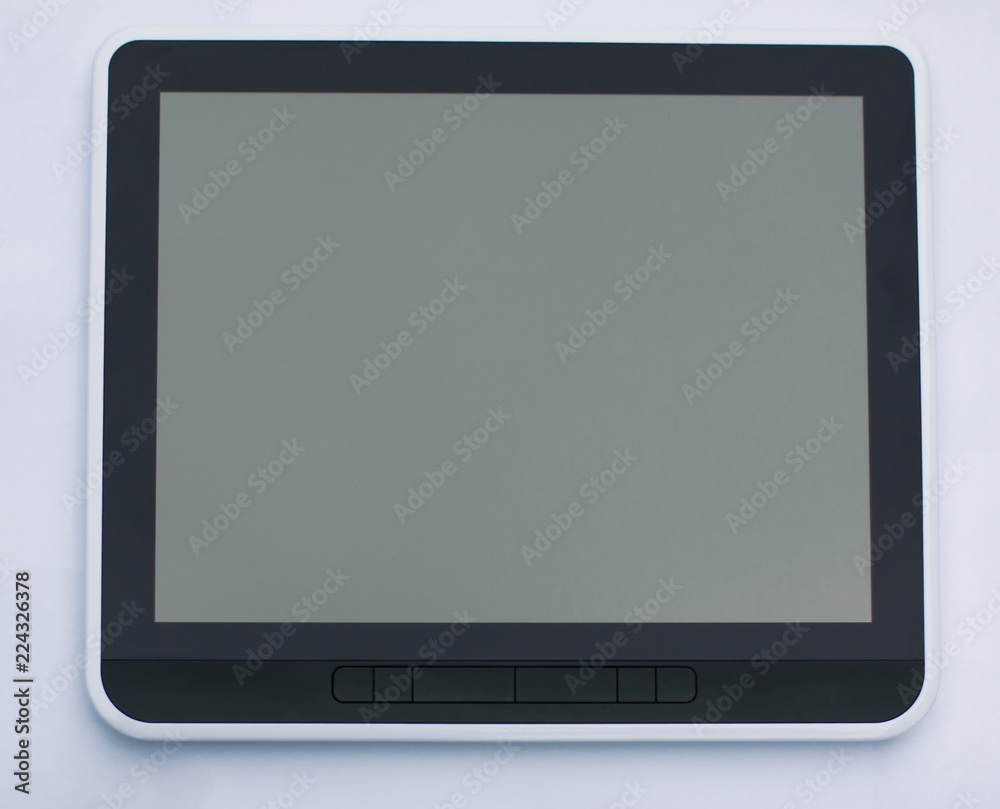 black tablet pc isolated on white with clipping path black tablet pc isolated on white with clipping path