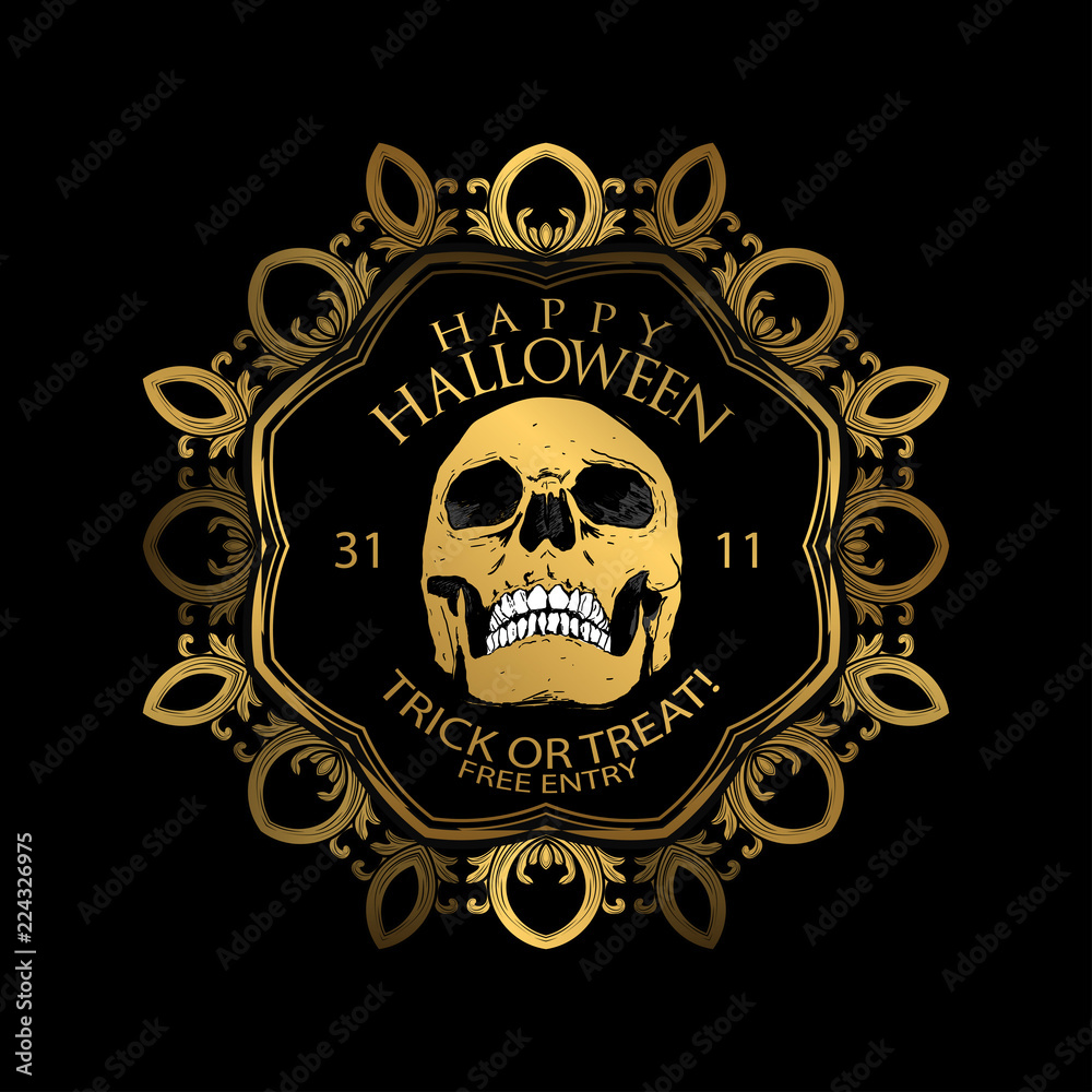Fototapeta premium halloween luxury party