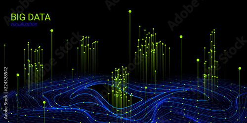 Wave 3D Abstract Background...