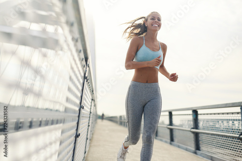 Obraz na płótnie Running girl