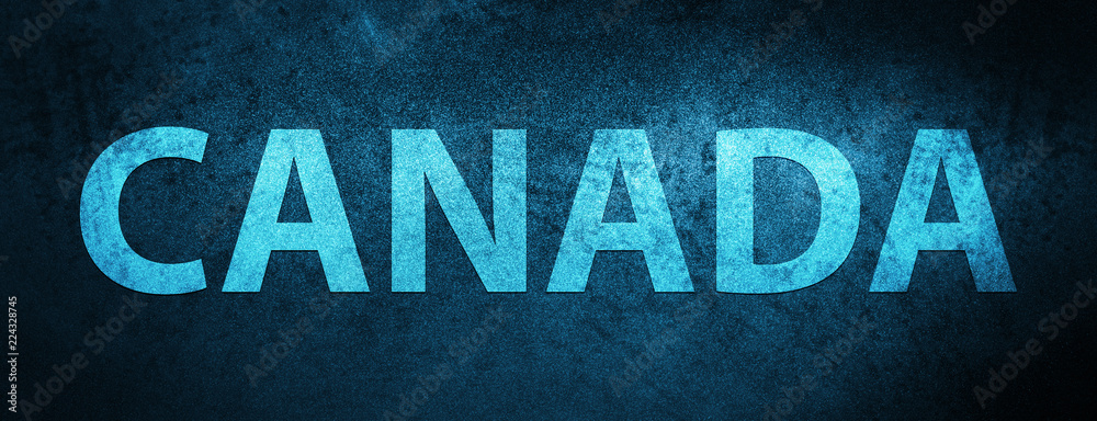 Obraz premium Canada special blue banner background