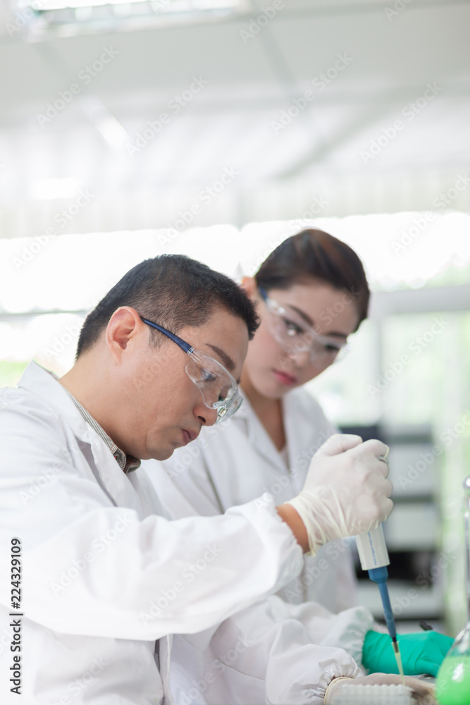 people working at laboratory people working at laboratory