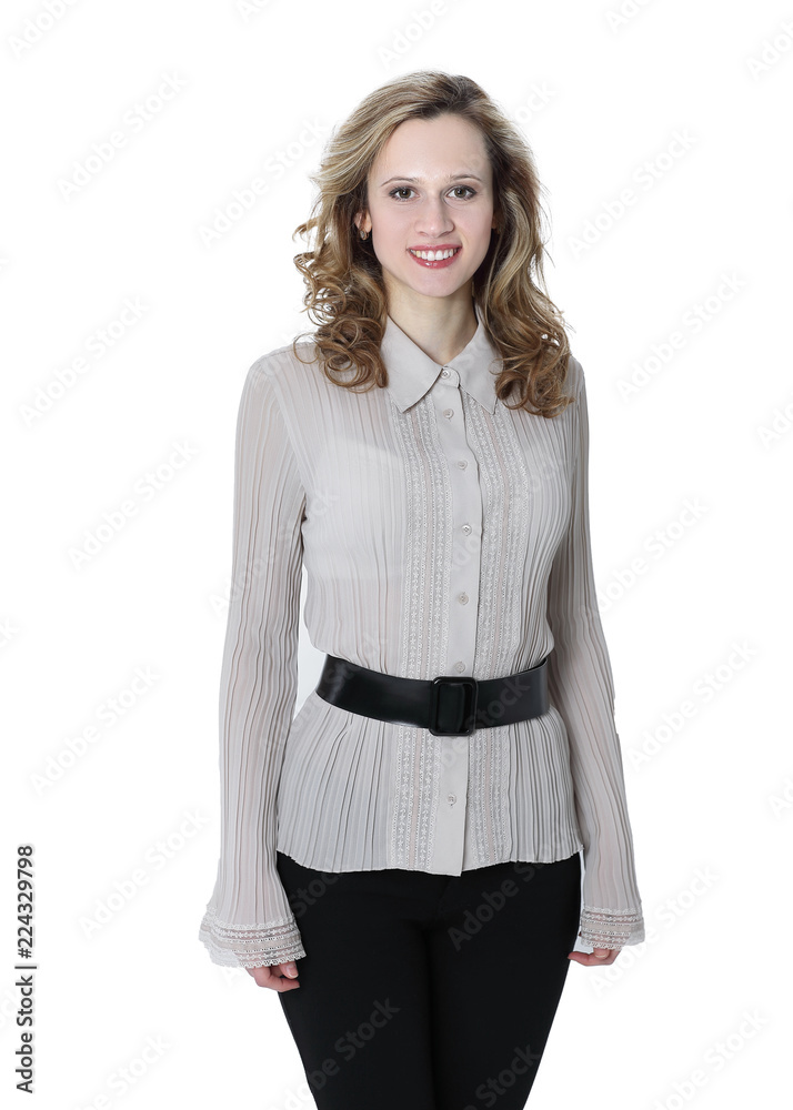 closeup.portrait of Executive business women.isolated on white closeup.portrait of Executive business women.isolated on white