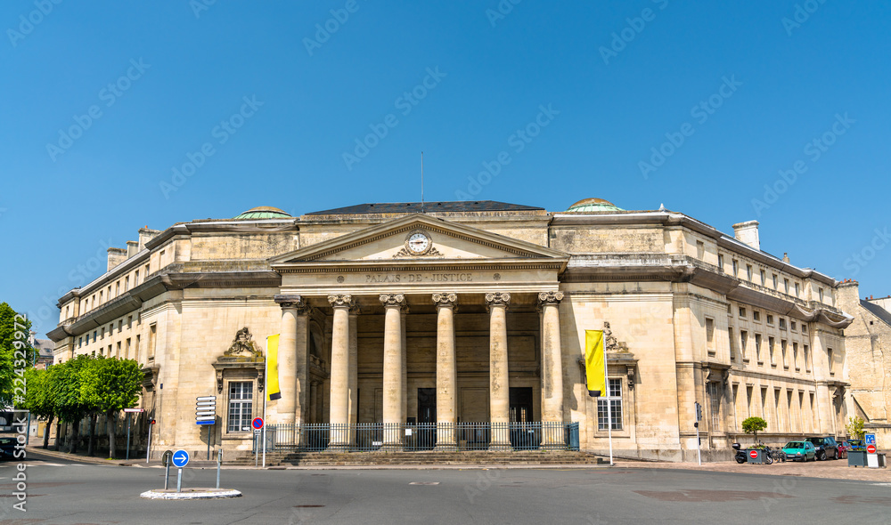 Palace of justice in Caen, France