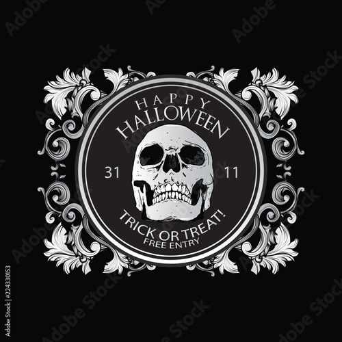 happy halloween vintage