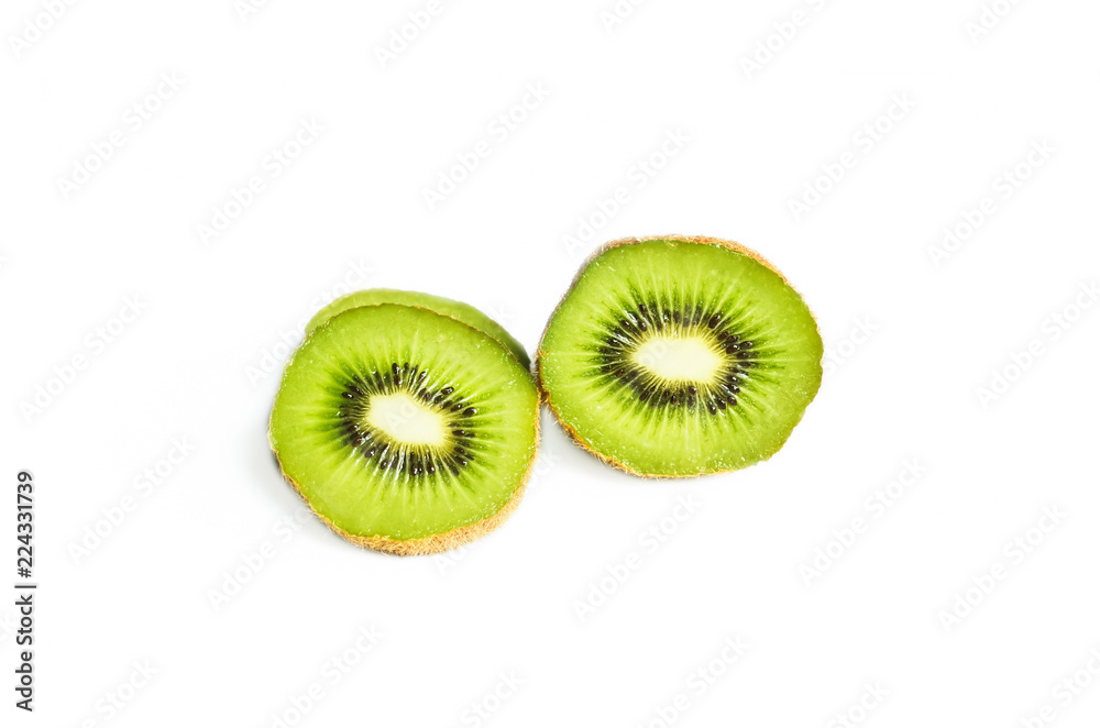 kiwi fruit isolated on white background, Sliced kiwi fruit half isolated kiwi fruit isolated on white background, Sliced kiwi fruit half isolated