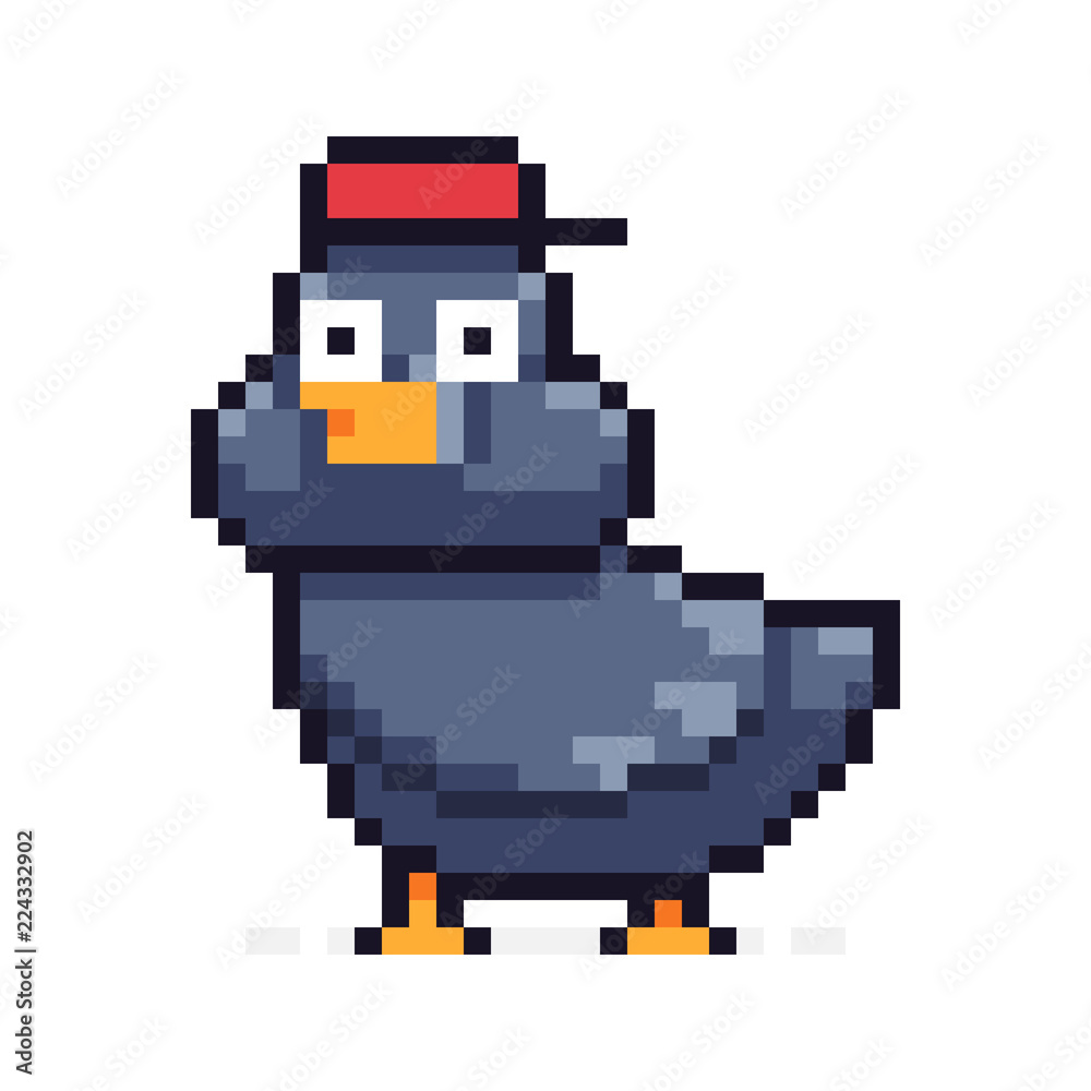 Pixel Art Pigeon Pixel Art Pigeon