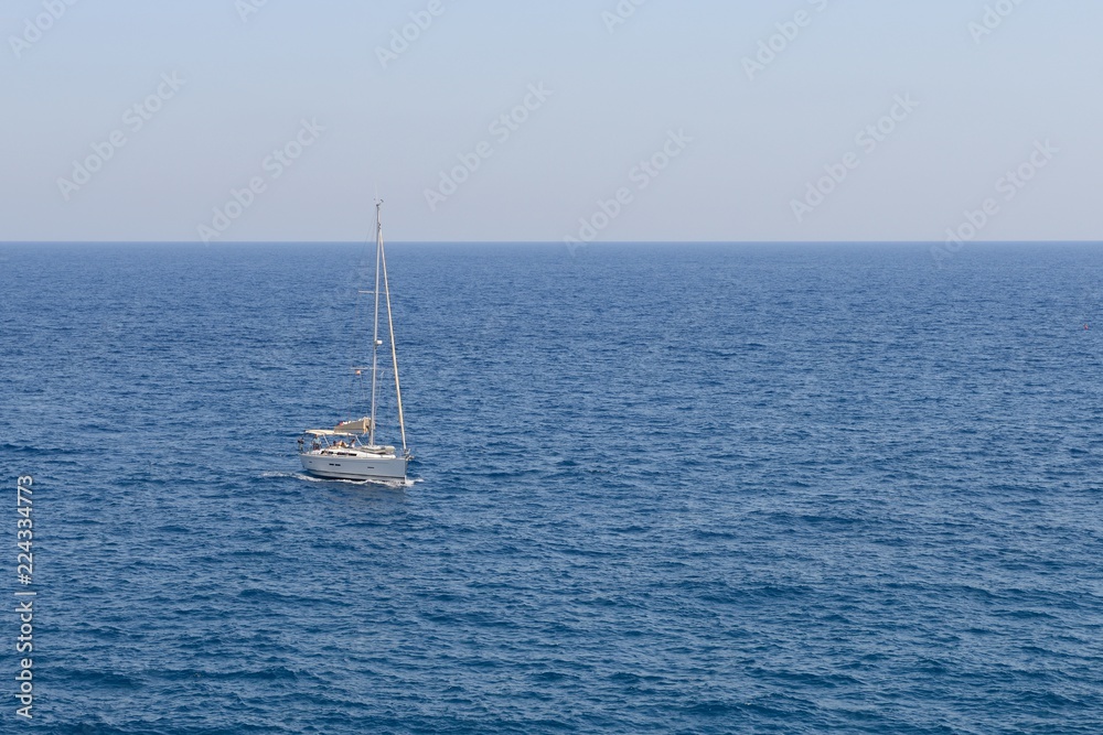 sailing yacht in the sea sailing yacht in the sea