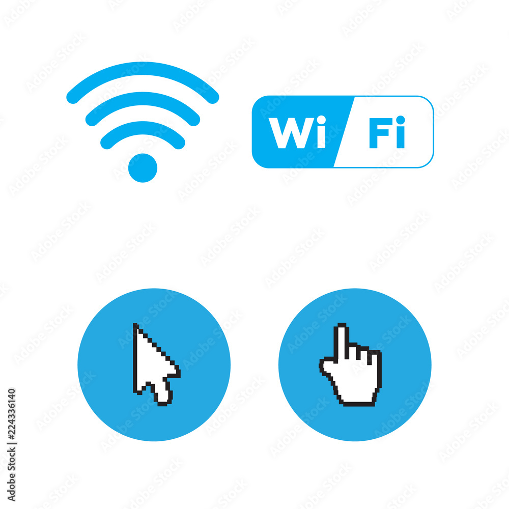 Hand arrow web cursor vector and Free wi-fi icons and wifi applications Hand arrow web cursor vector and Free wi-fi icons and wifi applications