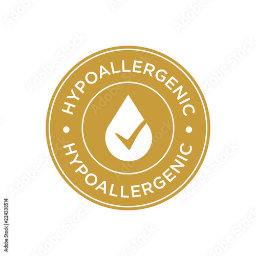 Hypoallergenic golden icon