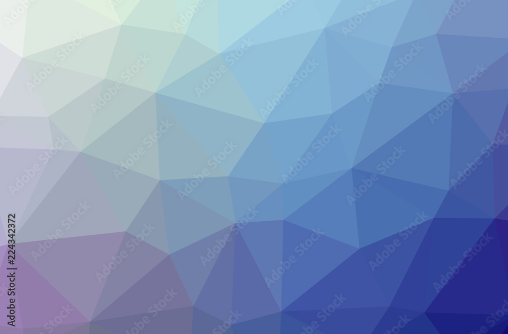 Illustration of abstract low poly blue horizontal background. Illustration of abstract low poly blue horizontal background.