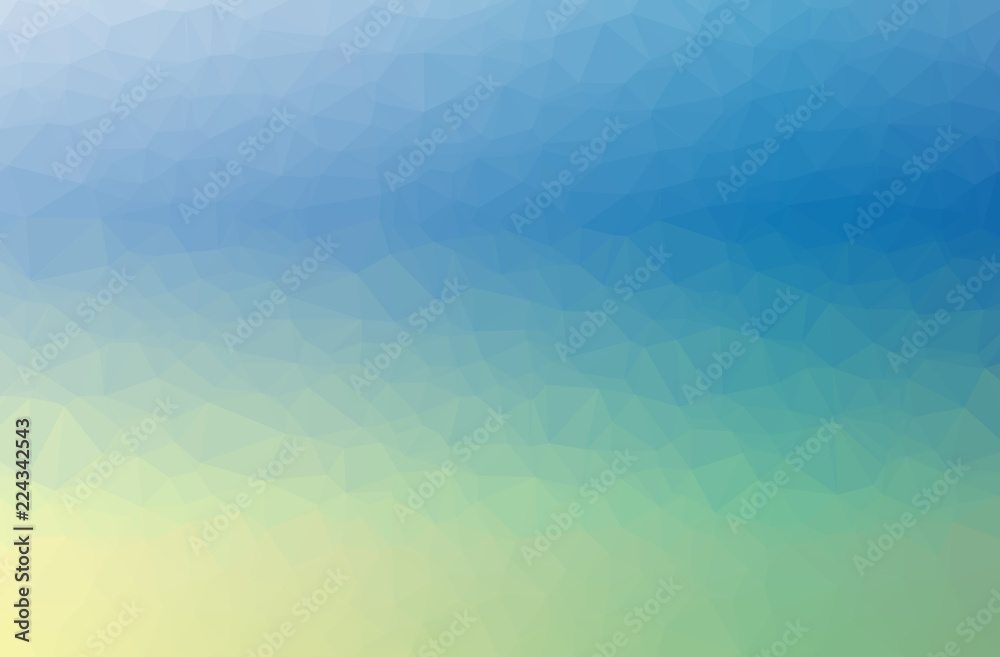Illustration of abstract low poly blue horizontal background. Illustration of abstract low poly blue horizontal background.
