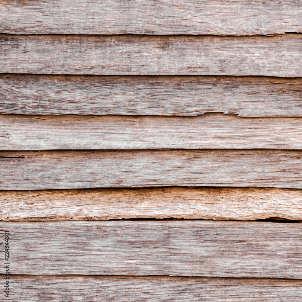 Fototapeta premium Horizontal wooden old boards wabi sabi. Copy space