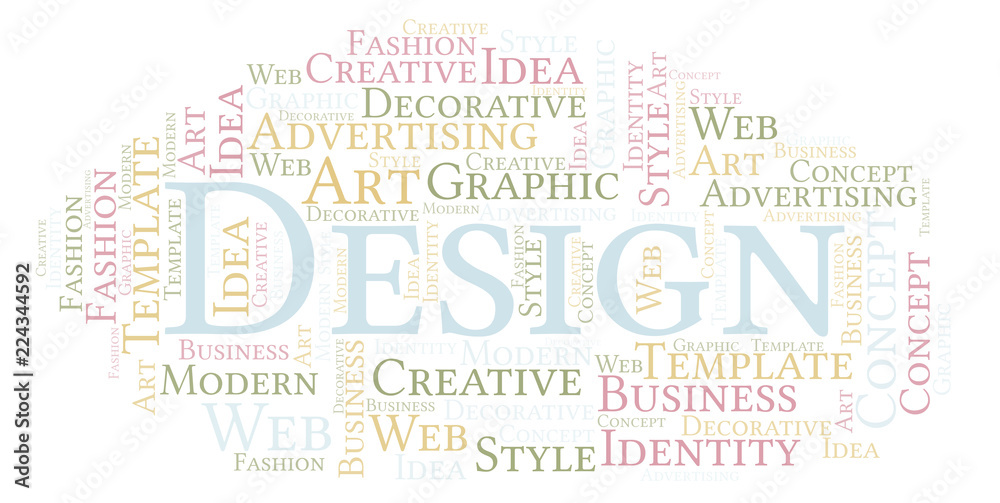 Word cloud with text Design. Word cloud with text Design.
