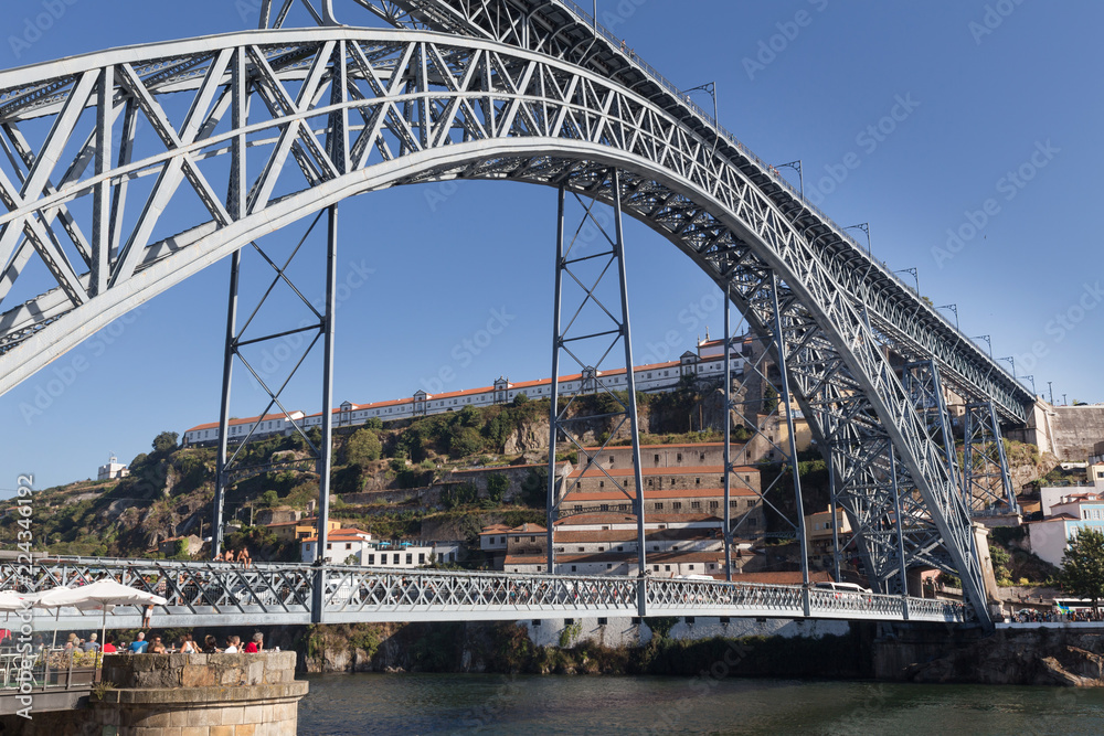 Fototapeta premium porto historic city bridge in portugal
