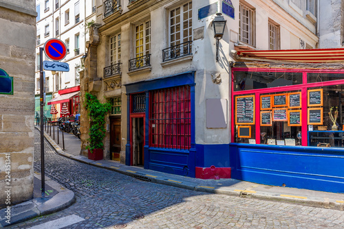 Photography Old street in Paris, France