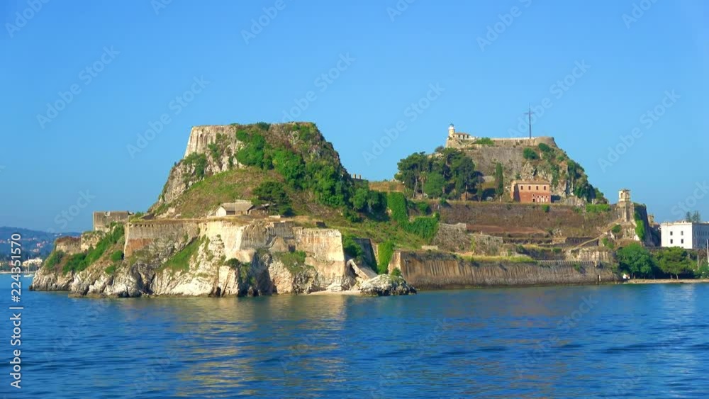 The old castle of Corfu island The old castle of Corfu island