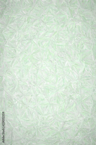 Abstract illustration of Vertical mint cream Colorful Impasto background, digitally generated.