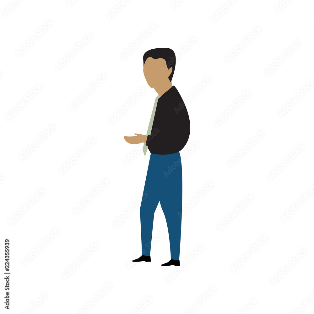 man standing up logo icon design template vector man standing up logo icon design template vector