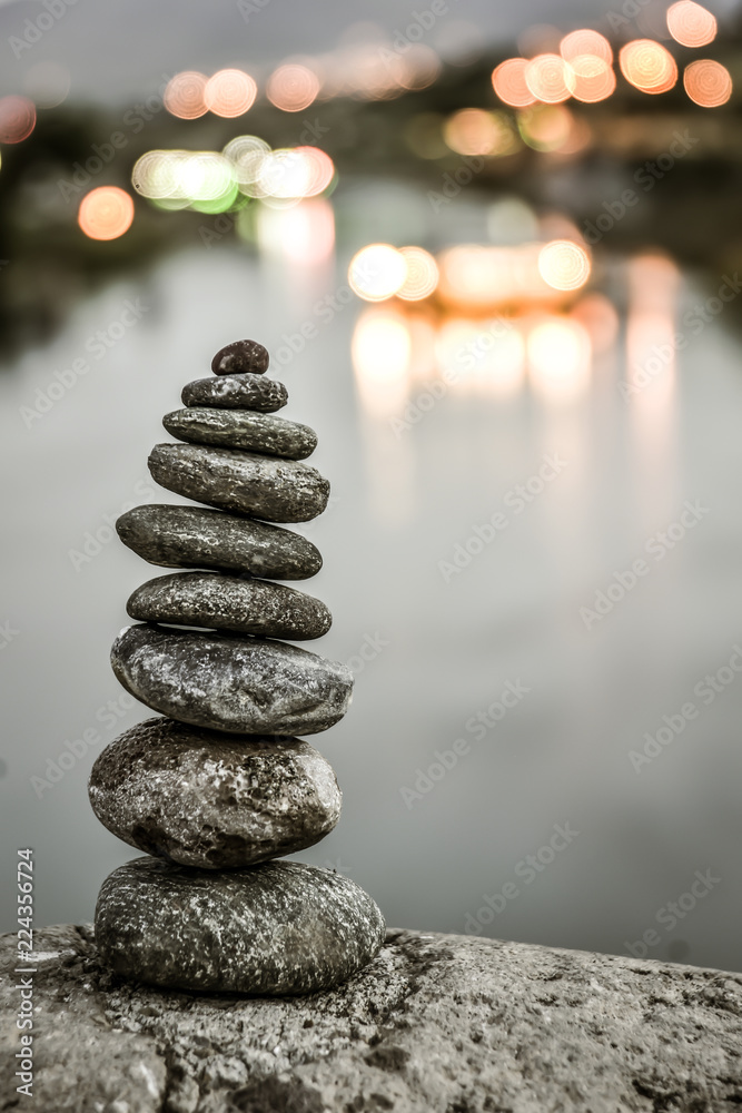 Obraz premium Zen ve Bokeh