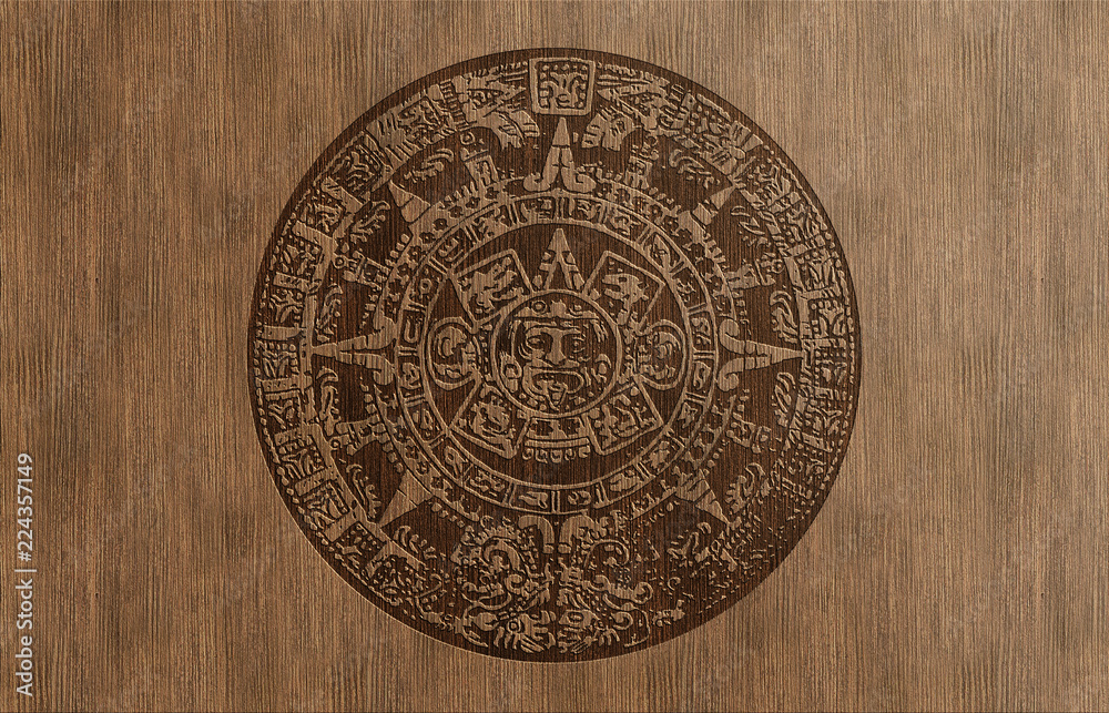 Maya calendar illustration
