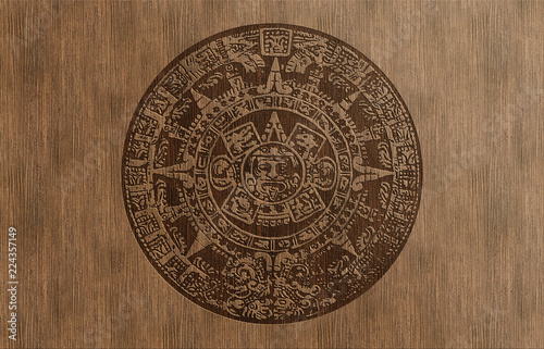 Maya calendar illustration