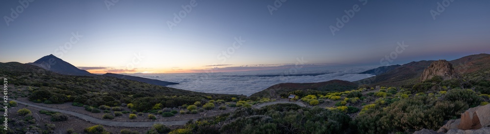 Teide Nationalpark bei Sonnenuntergang