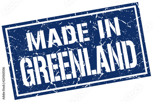 made in Greenland stamp