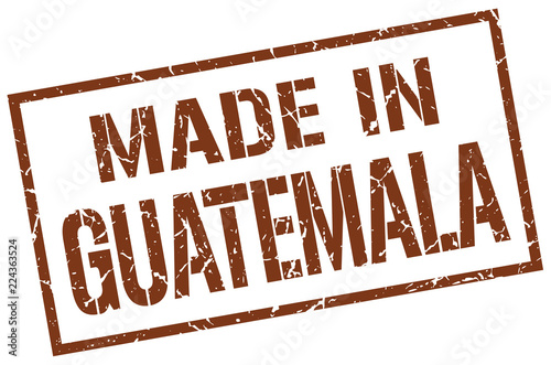 made in Guatemala stamp