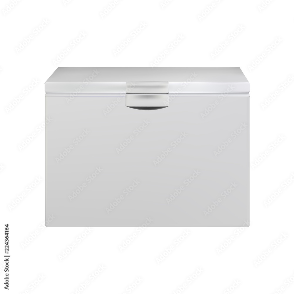 Freezer - Mock Up Template Isolated on White Background Easy to Edit Freezer - Mock Up Template Isolated on White Background Easy to Edit