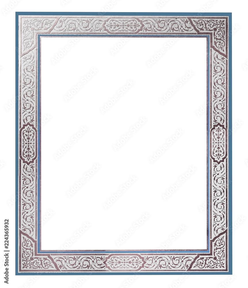 Silver frame for paintings, mirrors or photo