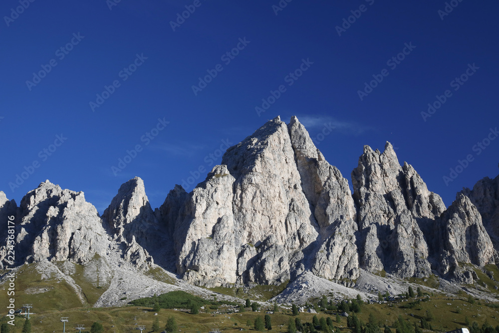 Cirspitzen Grödner Joch, Südtirol, Italien
