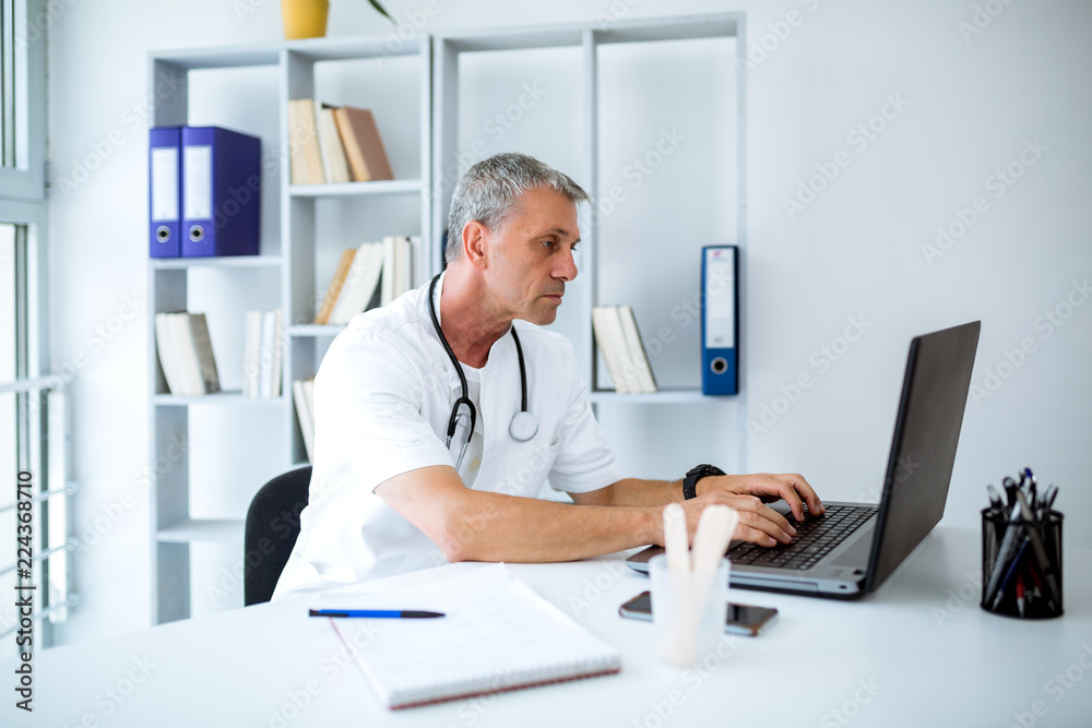 Doctor in his office Doctor in his office