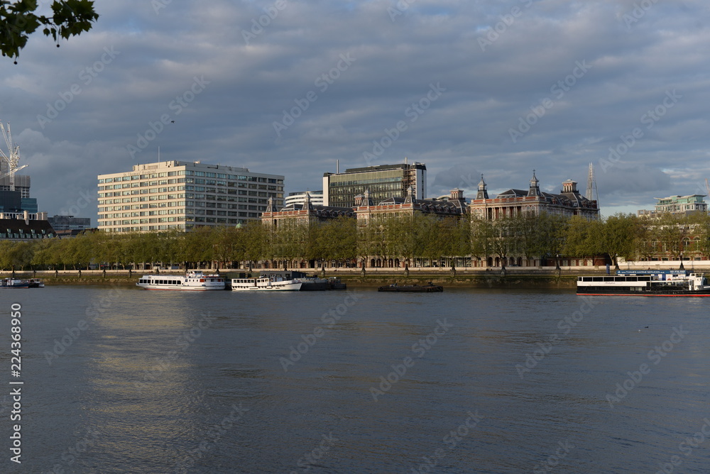 Naklejka premium London Southbank サウスバンクの風景