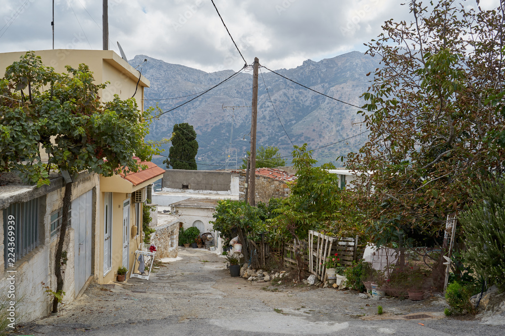 Das Dorf Aski auf der griechischen Insel Kreta