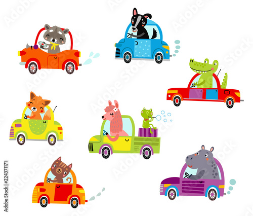 Animals on a cars