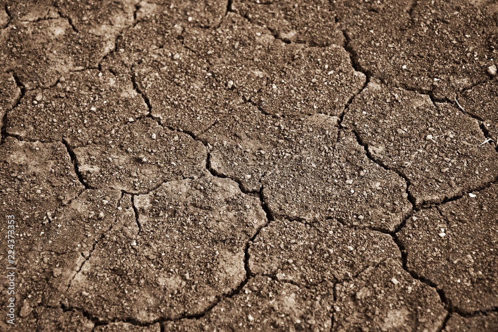 crack soil texture in summer. from global climate crack soil texture in summer. from global climate