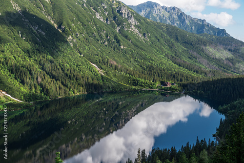 Landscape of High Tatras in the spring.